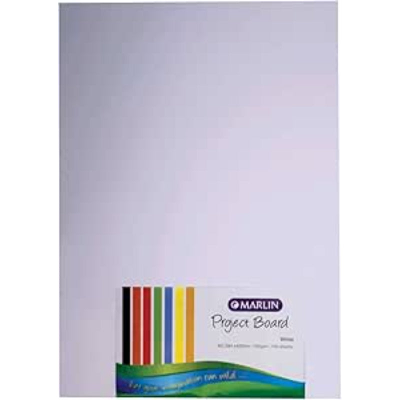 Marlin Project Boards A2 160gsm 5`s Whit