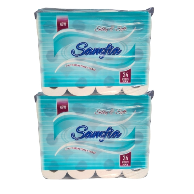 Toilet Paper 48`S 2Ply Samfia