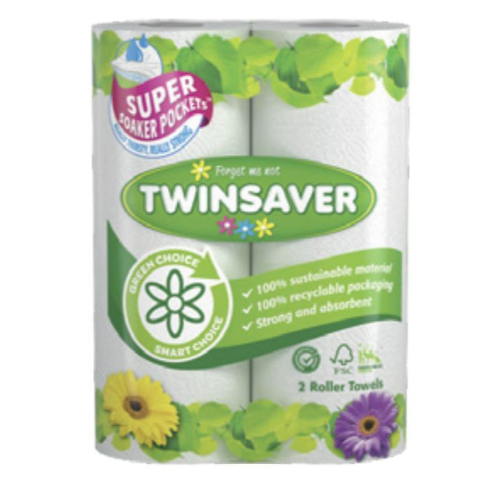 TWINSAVER KITCHEN TOWELS 24S
