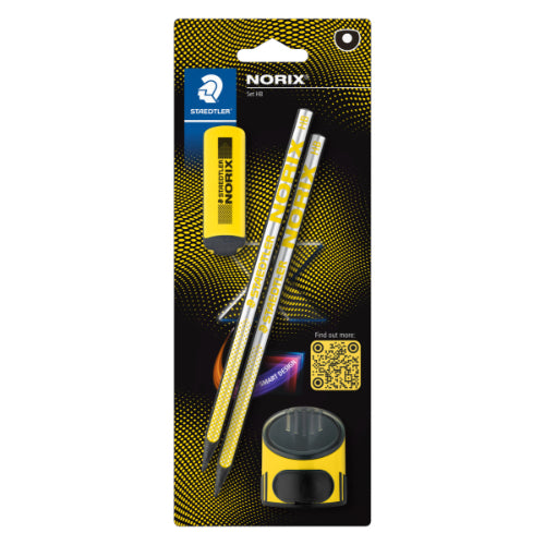 Staedtler Norix HB 4 Piece Pencil Set Yellow