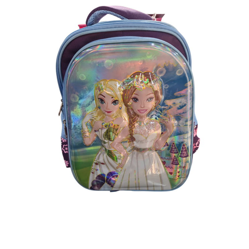 Charmza Princess Trolley Bag Purple/Blue