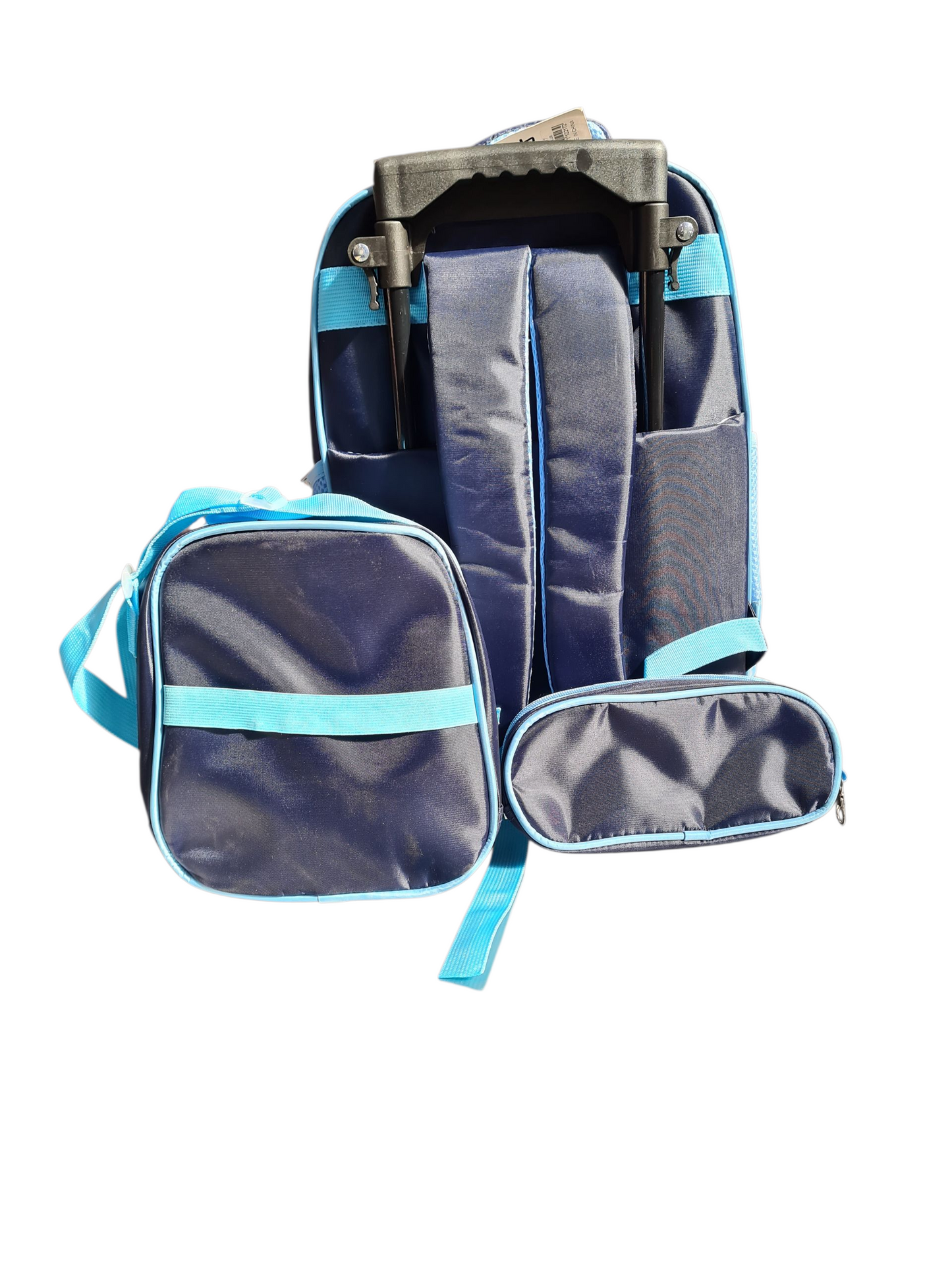 Best Boy 3 Pc Trolley Bag Light Blue/Navy