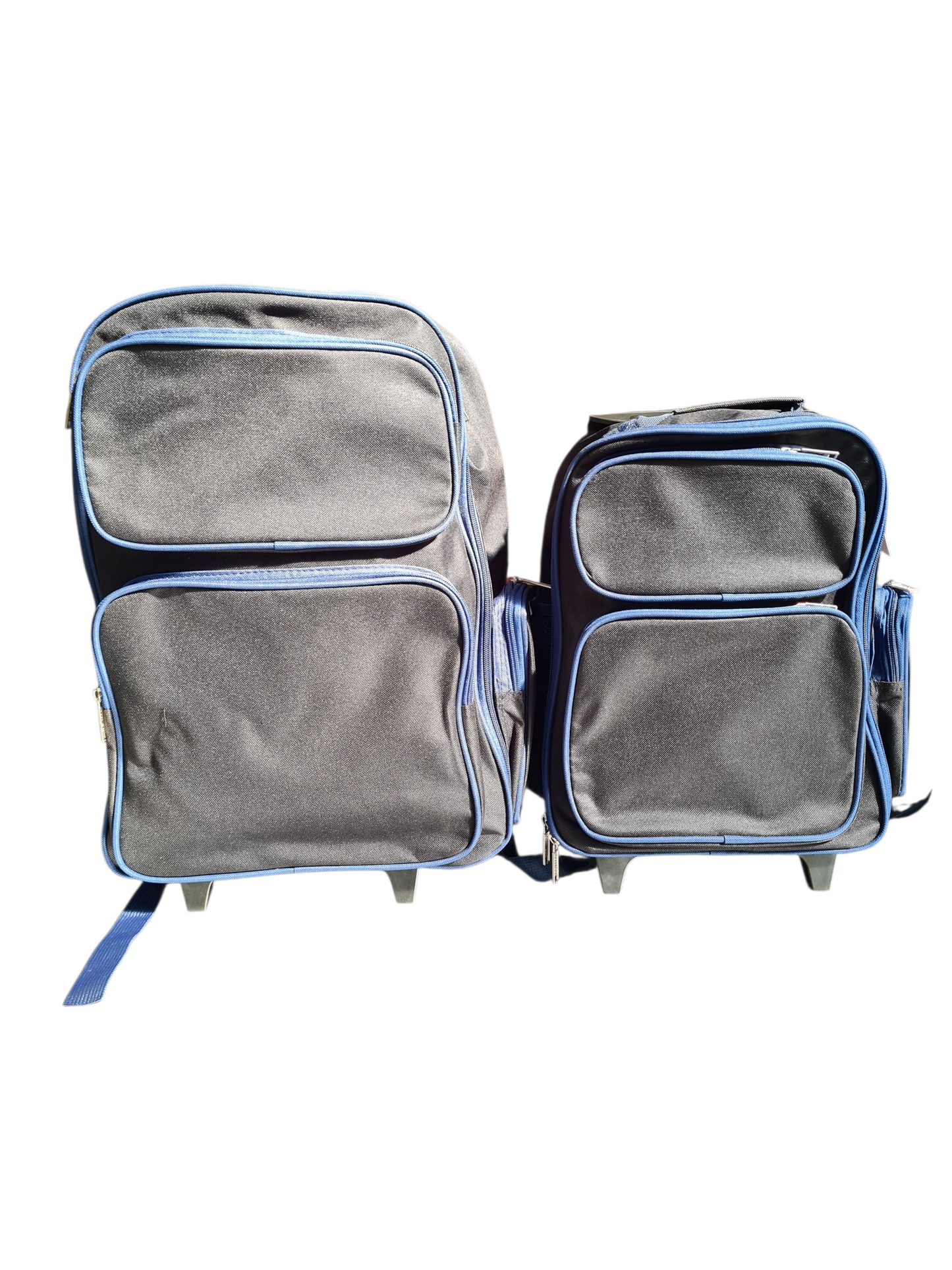 Best Boy 2Pc Trolley Bag Black/Navy
