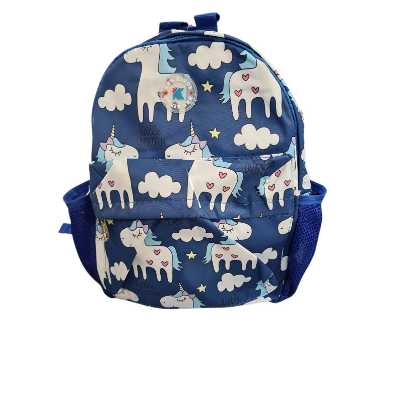 New Kings Unicorn Backpack Blue