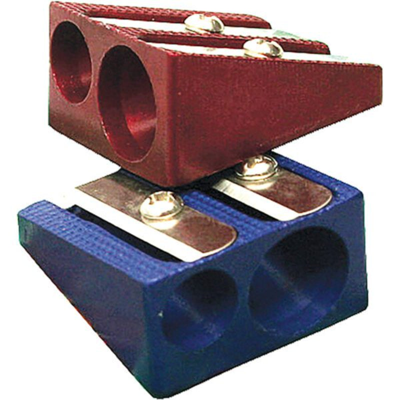 Trefoil 2hole Colour Metal Sharpener