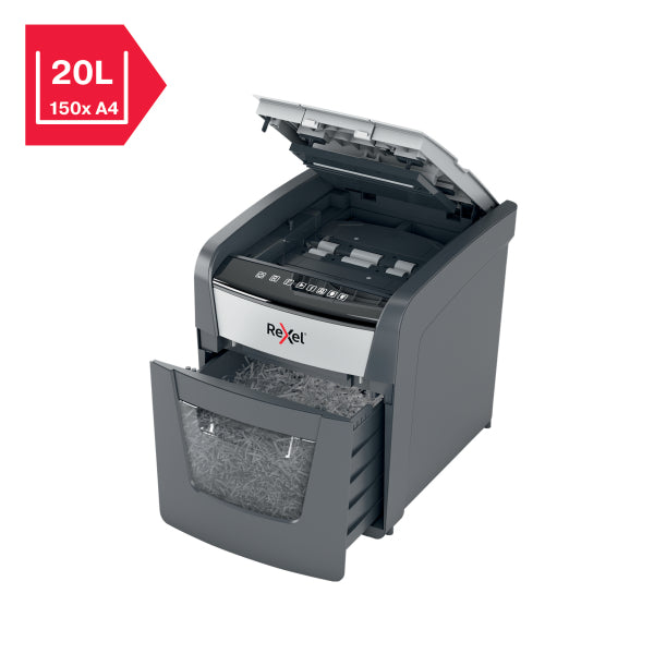 Rexel Optimum AutoFeed+ 50X Automatic Cross Cut P4 Paper Shredder