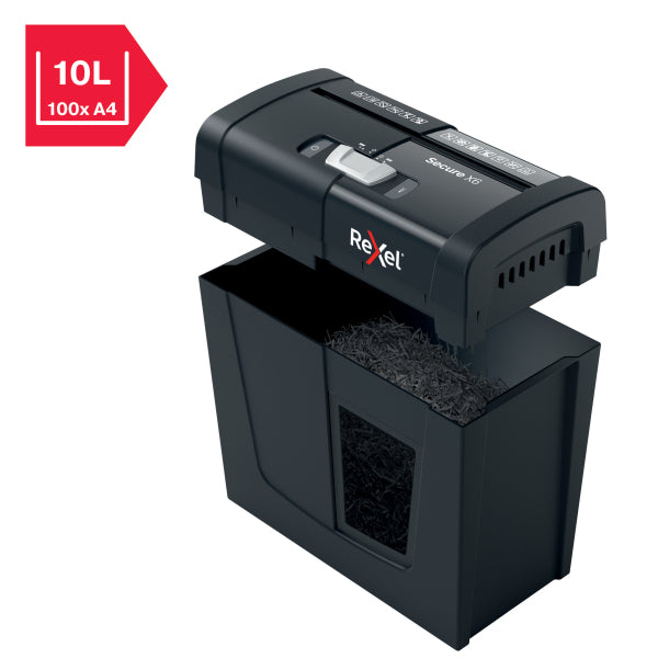 Rexel Secure X6 Cross Cut P4 Paper Shredder
