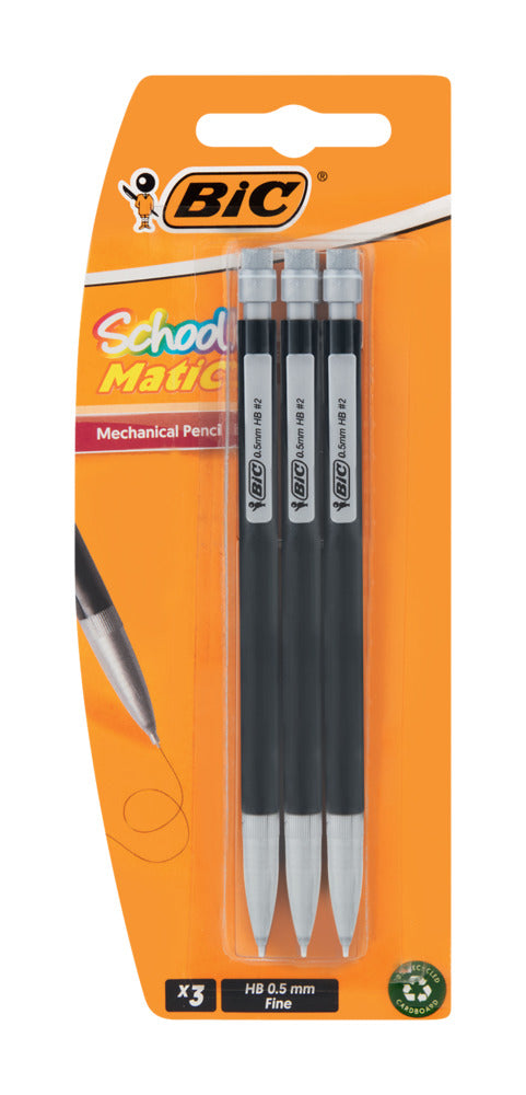 BIC Mechanical Pencil Black 3s