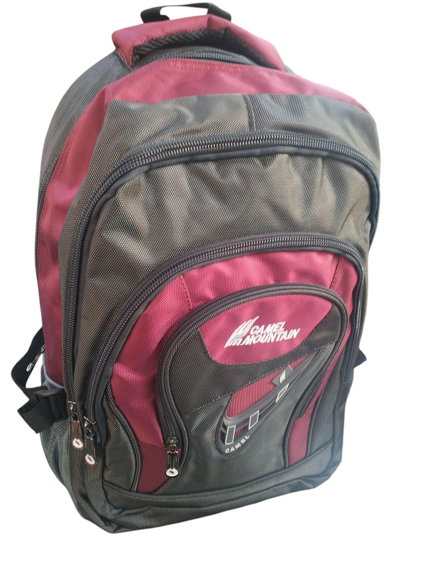 Camel Mountain Laptop Bag Black/Maroon