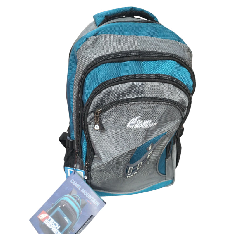 Camel Mountain Laptop Bag Grey/Turquoise