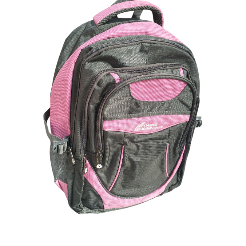 Camel Mountain Laptop Bag Grey/Pink