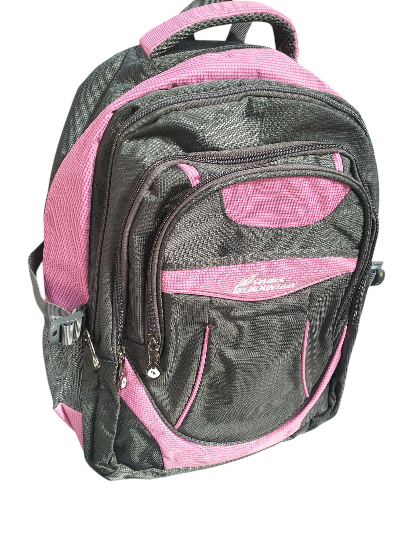 Camel Mountain Laptop Bag Grey/Pink