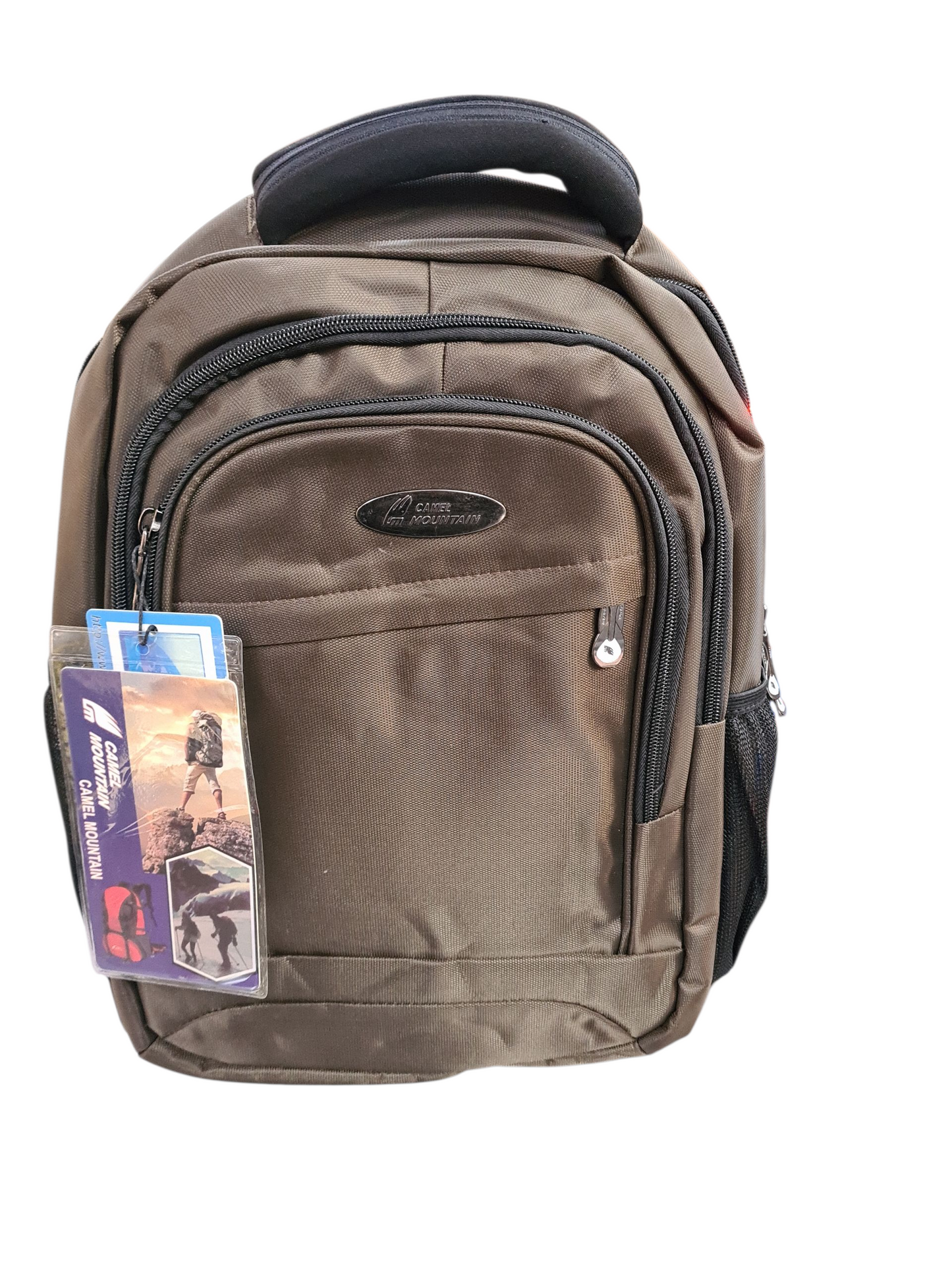 Camel Mountain Laptop Bag Brown