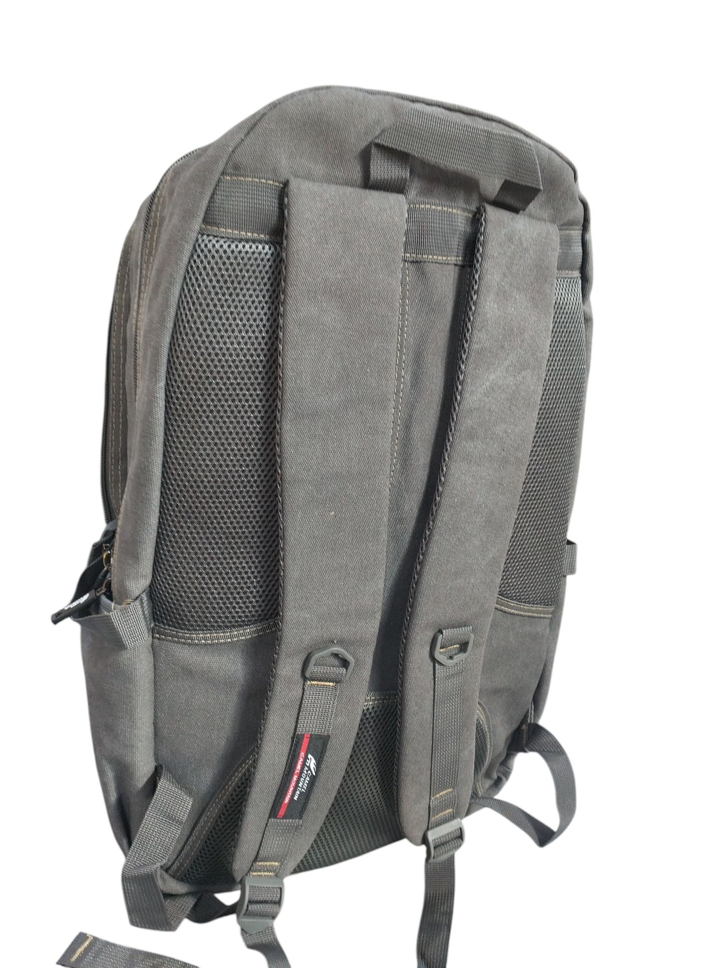 Camel Mountain Canvas Hiking Bag Grey