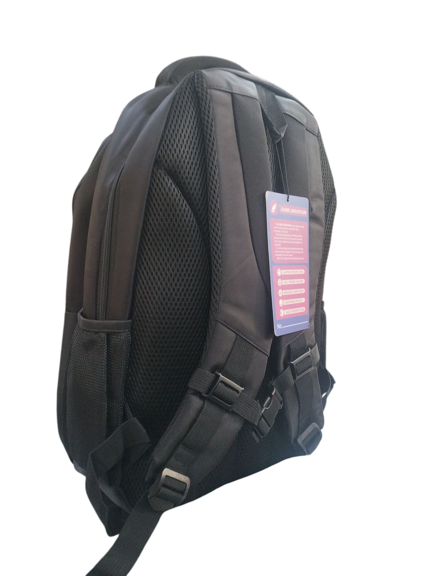 Camel Mountain Laptop Bag Black