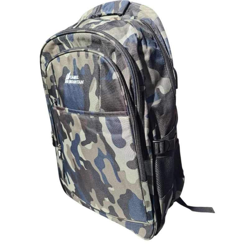 Camel Mountain Laptop Bag Black/Grey Arm