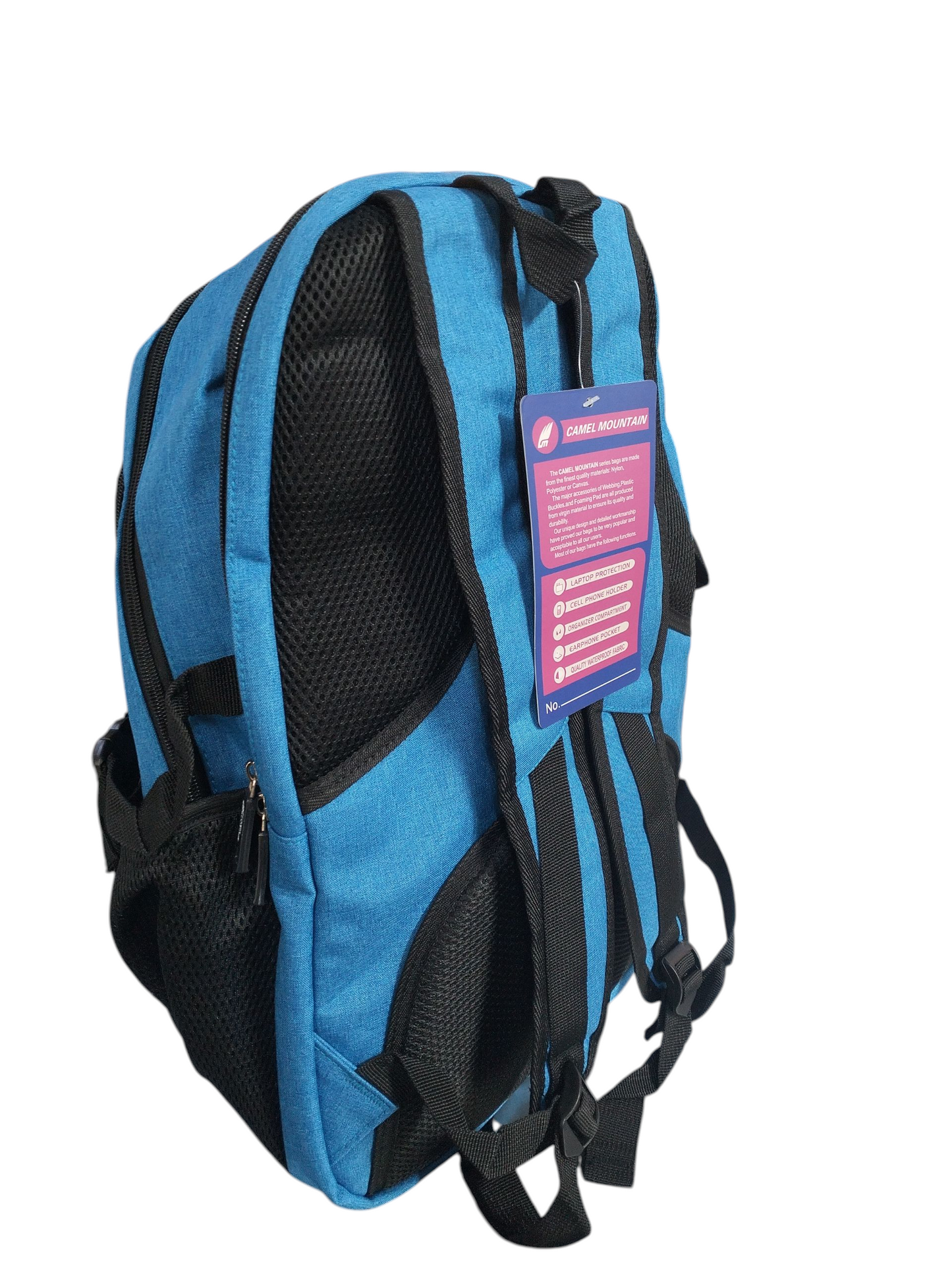 Camel Mountain Laptop Bag Blue