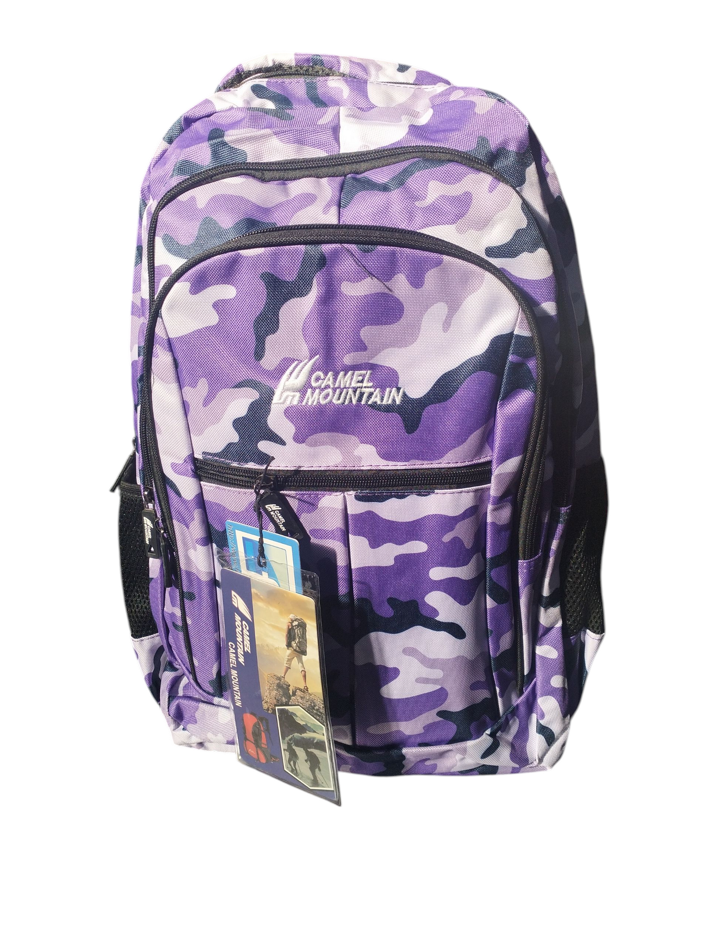 Camel Mountain Laptop Bag Purple Army