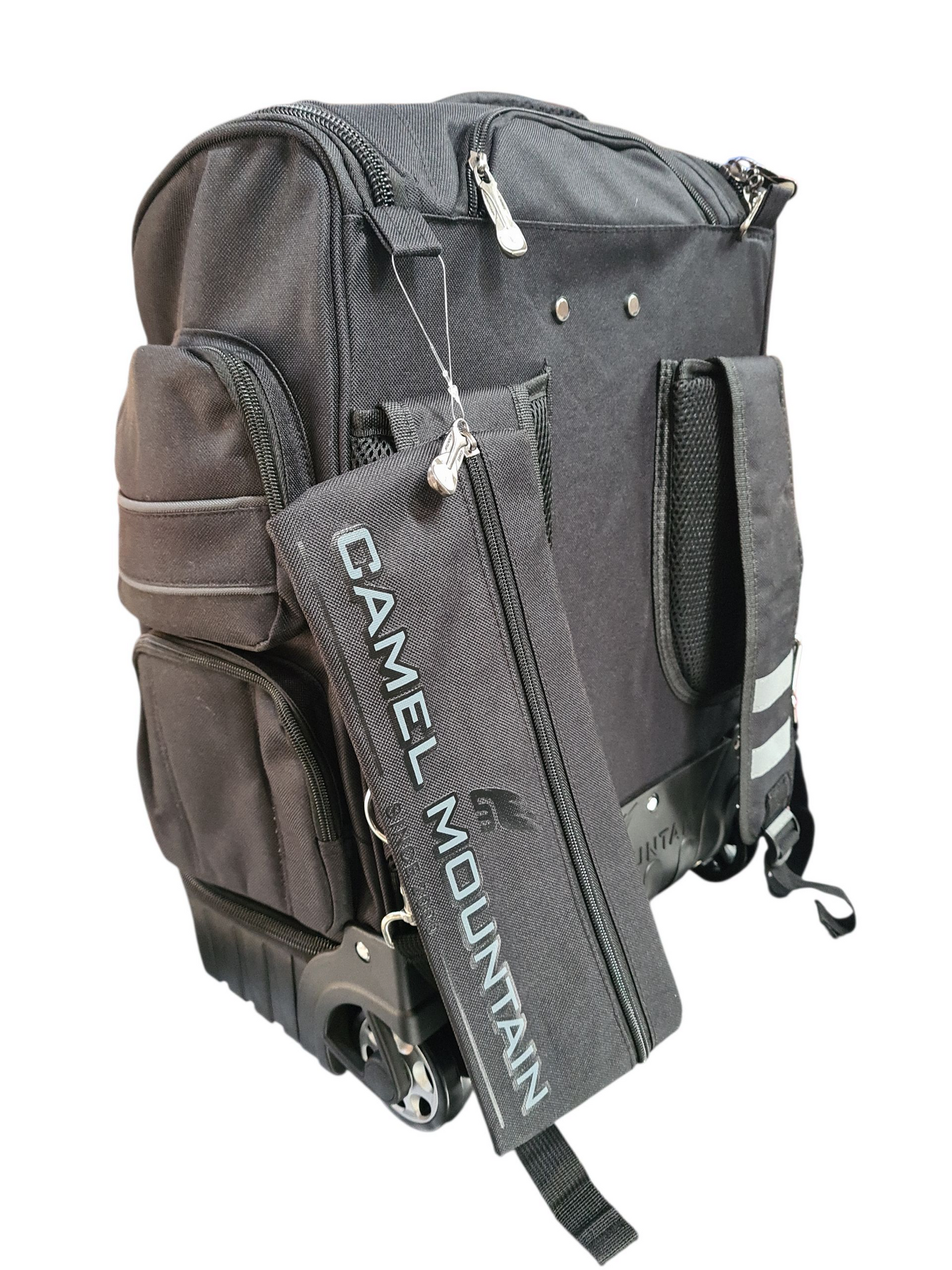Camel Mountain Large Hiking Trolley Bag Black