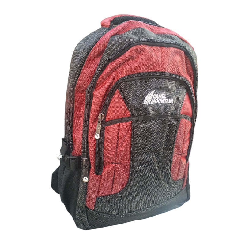 Camel Mountain Laptop Bag Black/D.Red