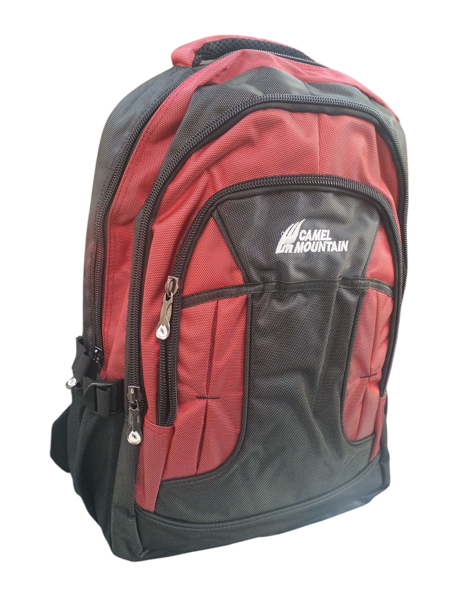 Camel Mountain Laptop Bag Black/D.Red