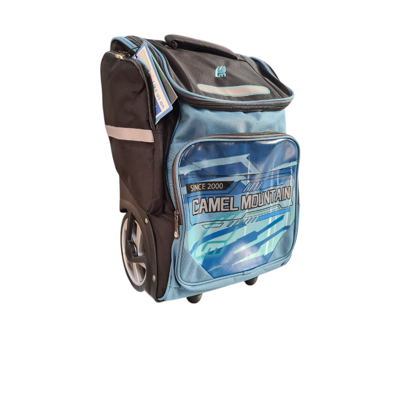 Camel Mountain Big Wheel Trolly Bag Blac