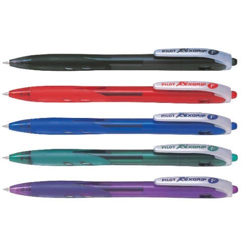 PILOT REXGRIP FINE BLUE