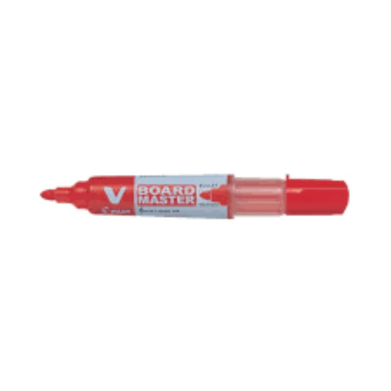 Pilot V Board Master W/B Red