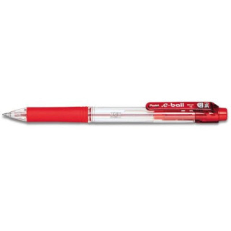 Pentel E Ball Bk 127 0.7 Red