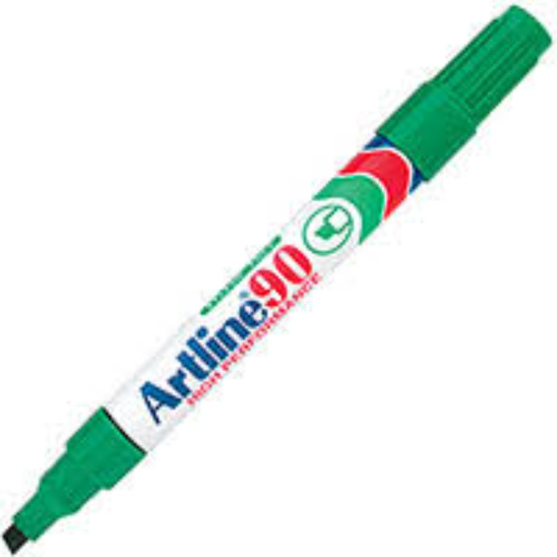 Artline 90 Green Permanent Marker