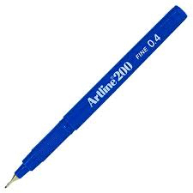 Artline 200 0.4 Blue Fine Liner