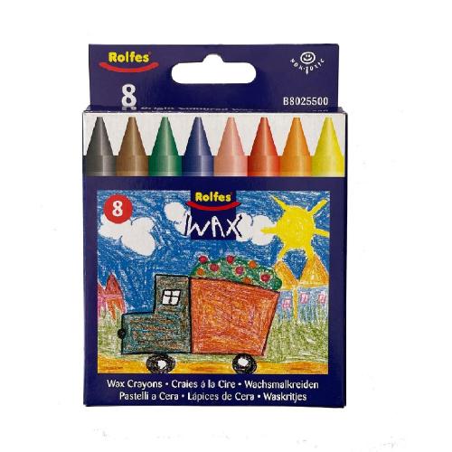 Rolfes Wax Crayons 8s