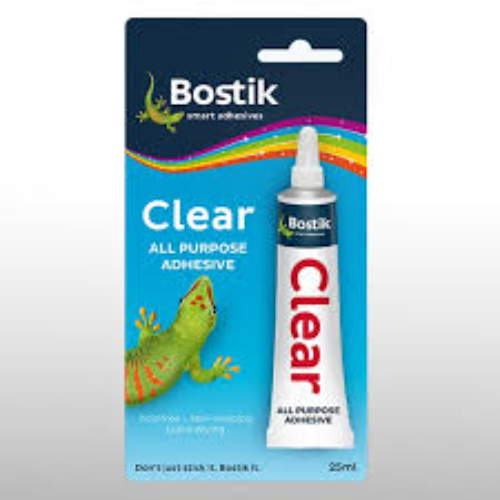 BOSTIK CLEAR GLUE 25ML