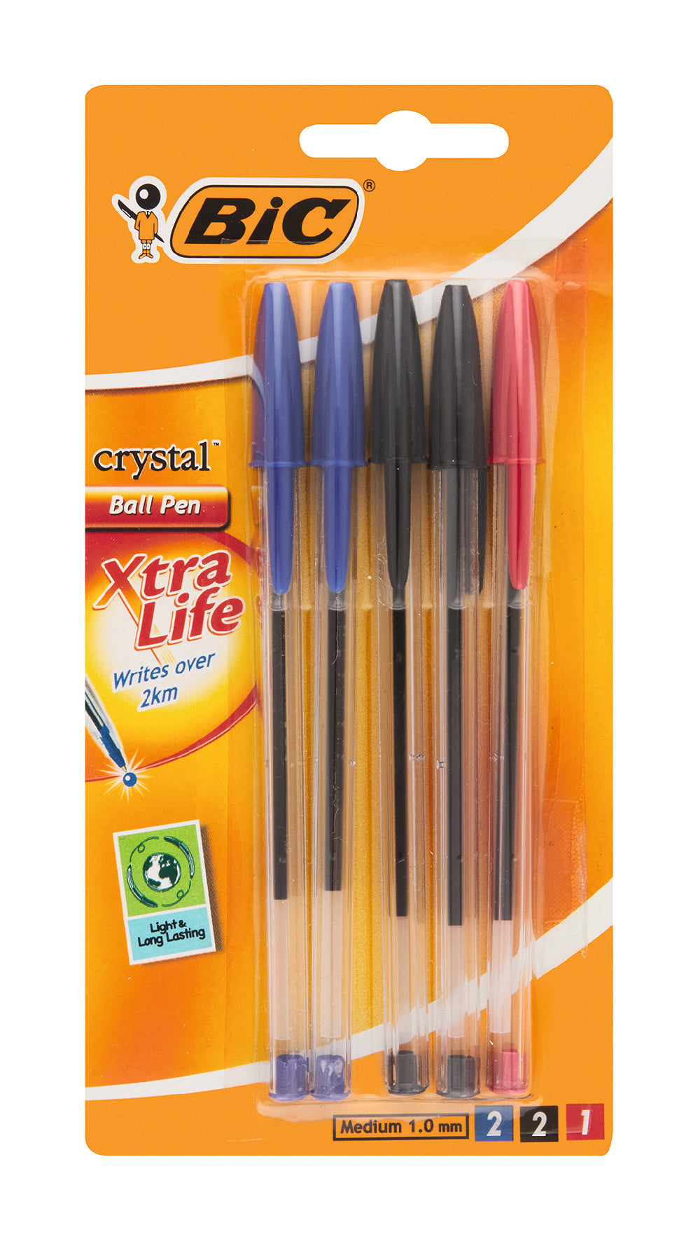 Bic Crystal Assorted 5s