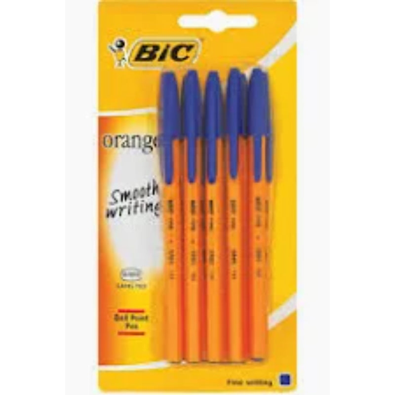 Bic Orange Fine Blue 5s