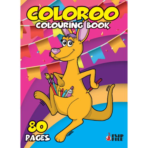 COLORING BOOK 80PG FLIP FILE
