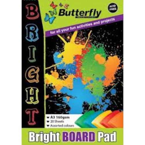 A3 BUTTERFLY BRIGHT BOARD PAD