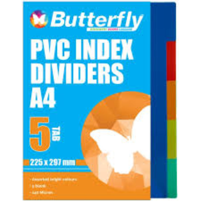 Butterfly Dividers 1-5 Pvc