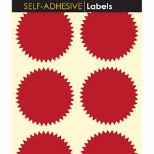 TOWER NOTORIAL SEALS 60MM MAROON 50'S