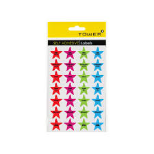 LARGE STARS MIXED FLUORESCENT