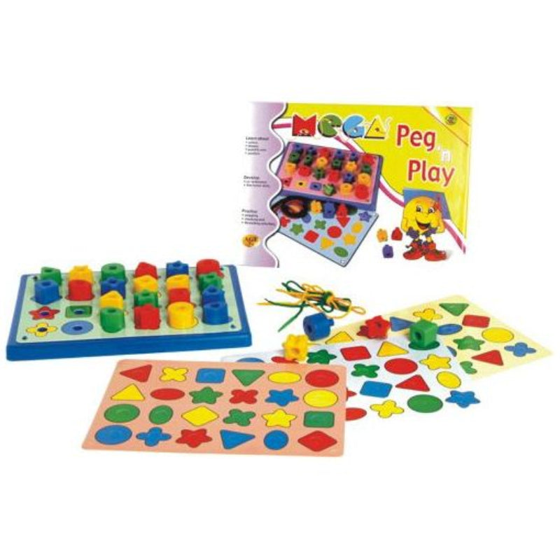 Mega Peg And Play Shapes