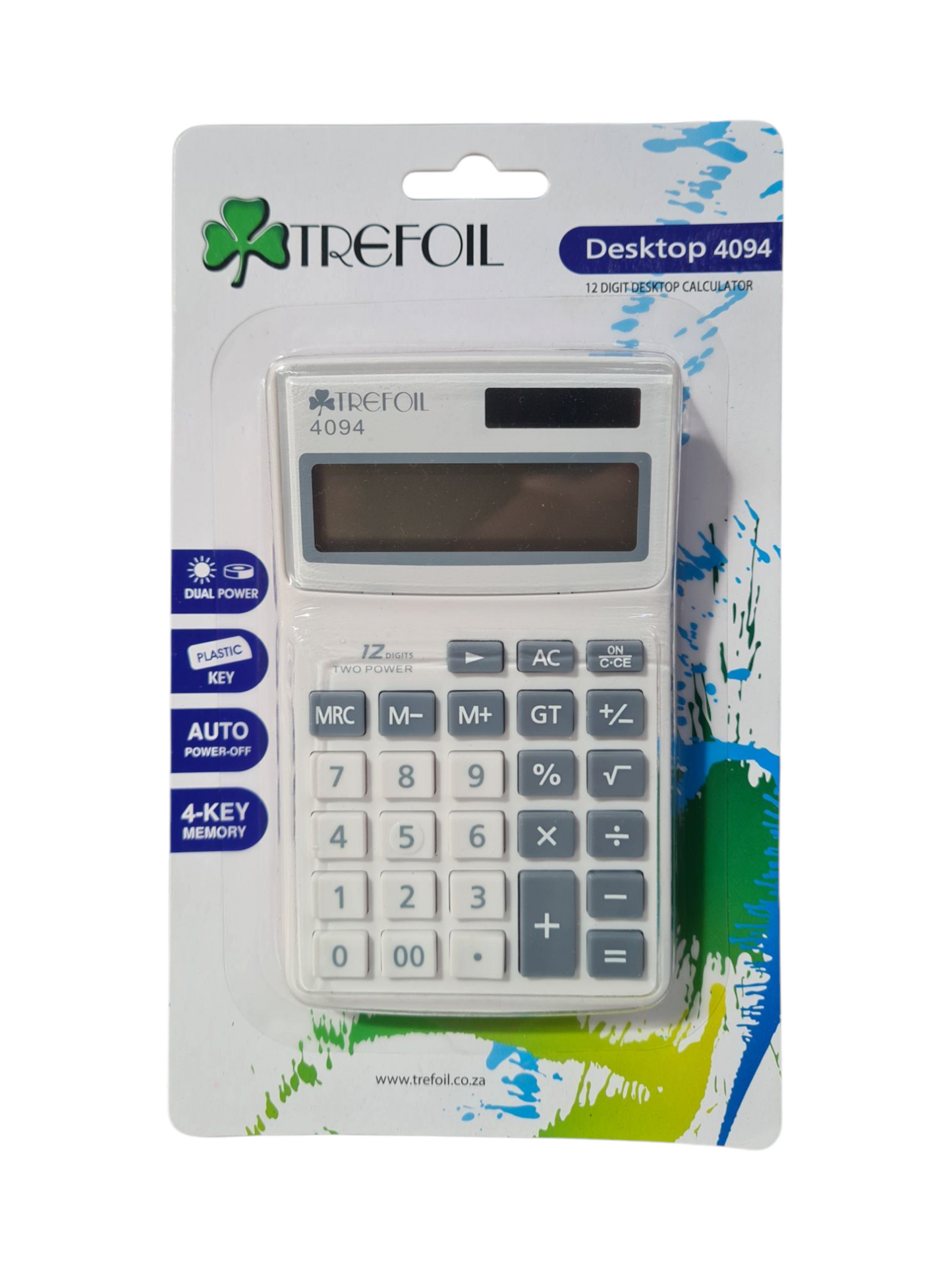 TREFOIL DESKTOP CALCULATOR 4094 12 DIGIT