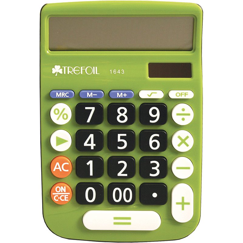 TREFOIL DESKTOP CALCULATOR 4414 12 DIGIT