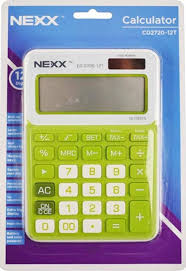 CALCULATOR CD2720 12 DIGIT GREEN
