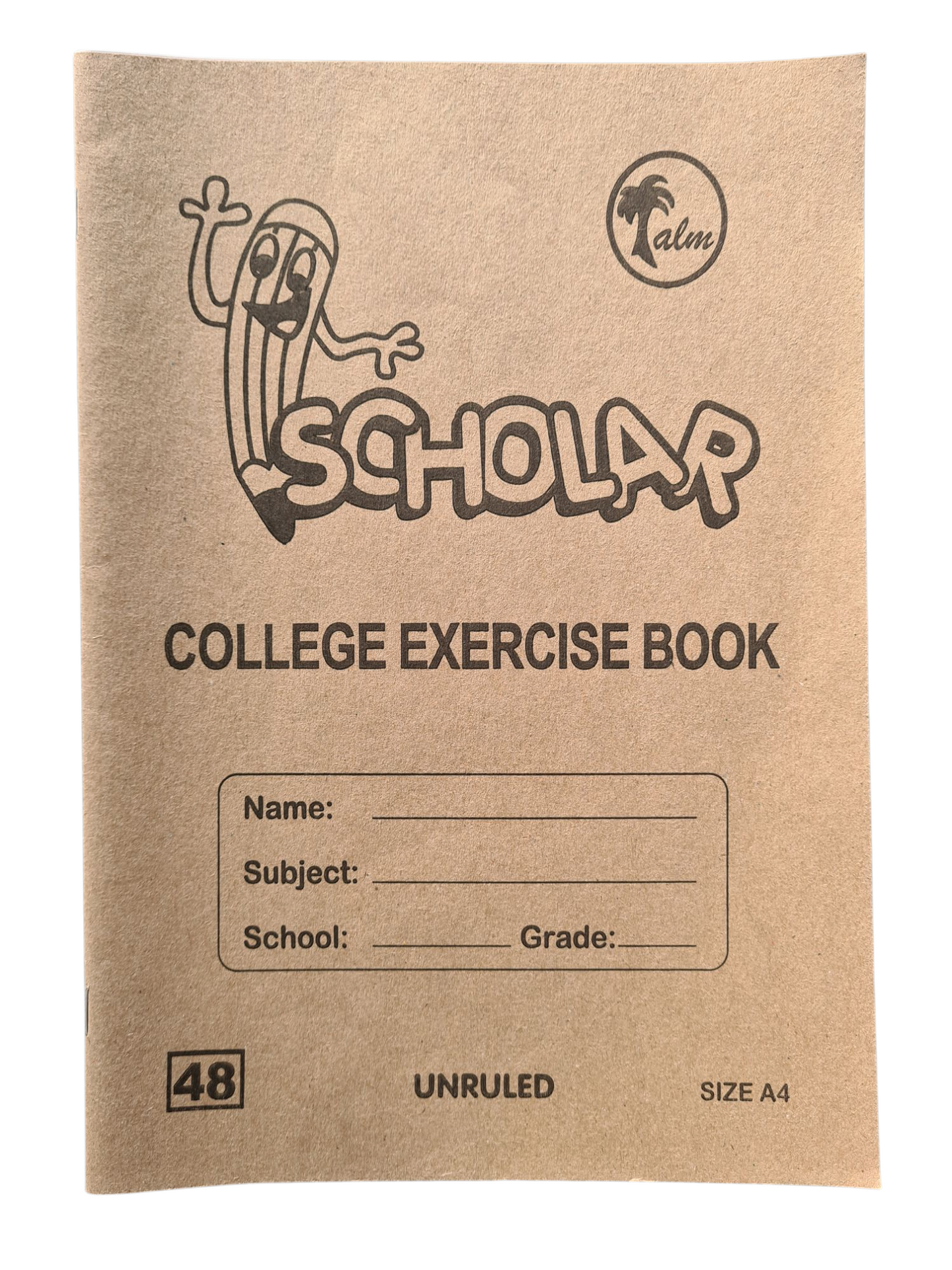 A4 48pg COLLEGE UNRULED