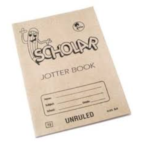 A4 72PG JOTTER UNRULED