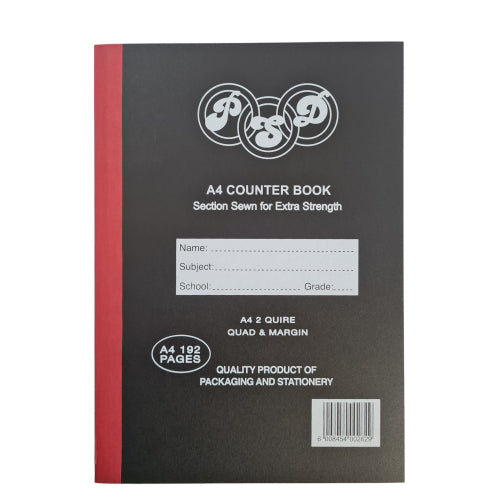 A4 192pg 2 QUIRE QUAD (PSD)