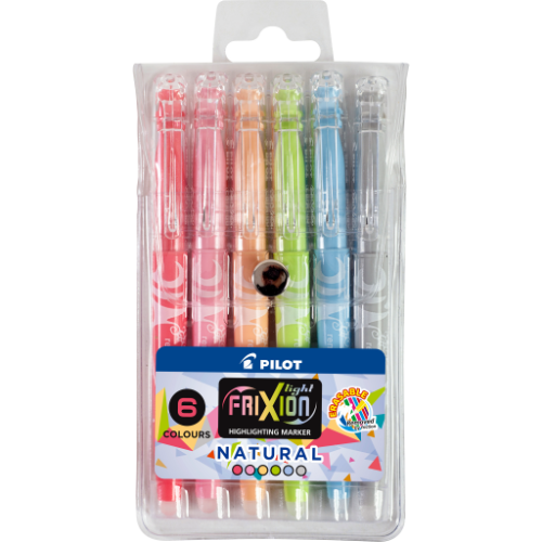 PILOT FRIXION LIGHT PASTEL PACK 6