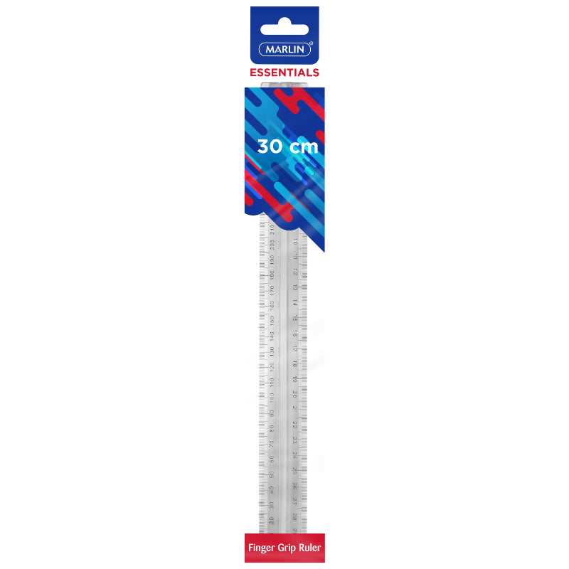 Marlin Fingergrip Rulers 30Cm