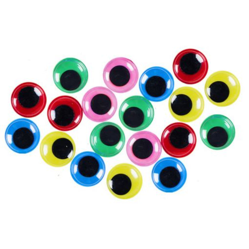 Dala Googly Eyes Full Colour 10s 12mm